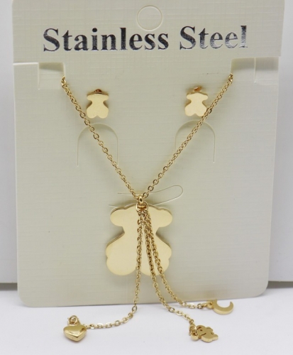 Stainless Steel TOU*S Jewelry Set-XW221107-P9JHG