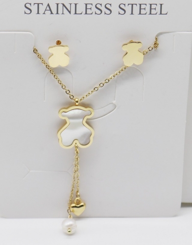 Stainless Steel TOU*S Jewelry Set-XW221107-P8.5 (2)