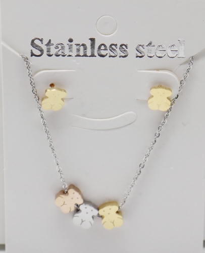 Stainless Steel TOU*S Jewelry Set-XW221107-P9JH