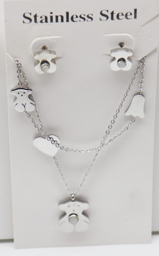 Stainless Steel TOU*S Jewelry Set-XW221107-P12GH