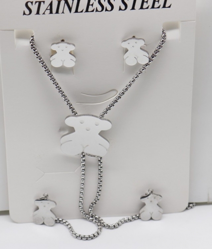 Stainless Steel TOU*S Jewelry Set-XW221107-P16H