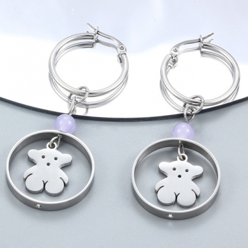 Stainless Steel TOU*S Earrings-CH221201-P11TRD