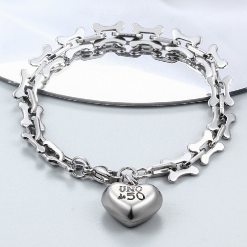 Stainless Steel uno de * 50 Bracelet-CH221201-P12UIT