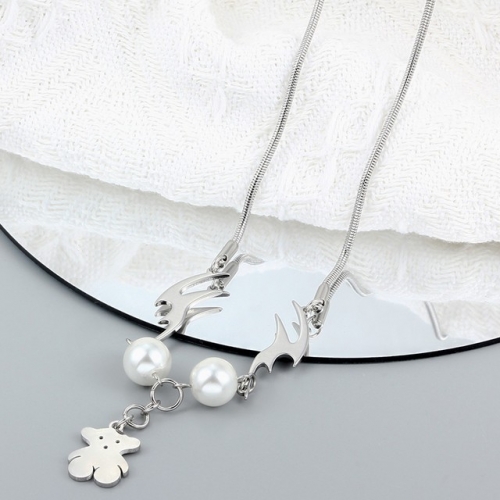 Stainless Steel TOU*S Necklace-CH221201-P15I56