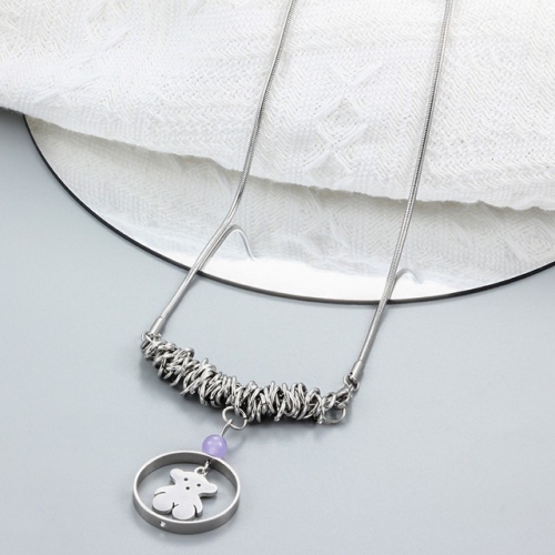 Stainless Steel TOU*S Necklace-CH221201-P16UTR