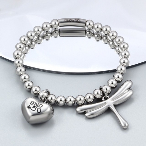 Stainless Steel UNO DE * 50 Bracelet-CH221206-P15BC