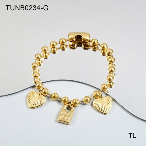 Stainless Steel uno de * 50 Bracelet-SN230206-TUNB0234-G-21.5