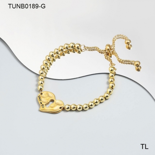 Stainless Steel uno de * 50 Bracelet-SN230206-TUNB0189-G-19.5