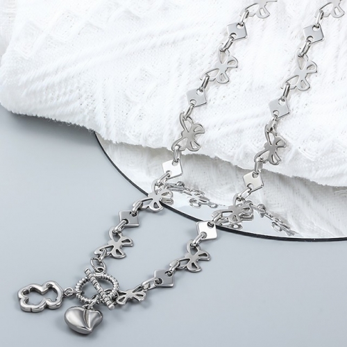 Stainless Steel TOU*S Necklace-CH230205-P14YS9