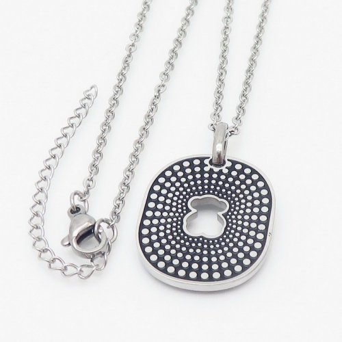 Stainless Steel Tou*s Necklace-DY230206-XL-134S-186-13