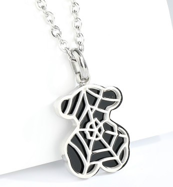 Stainless Steel Tou*s Necklace-DY230206-XL-132S-186-13