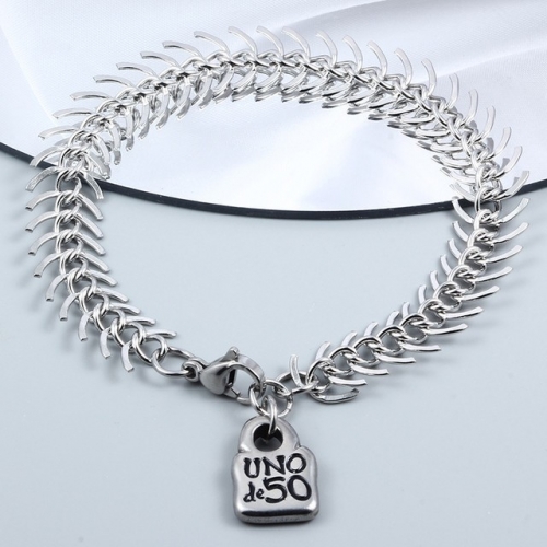 Stainless Steel uno de * 50 Bracelet-CH230205-P12U45