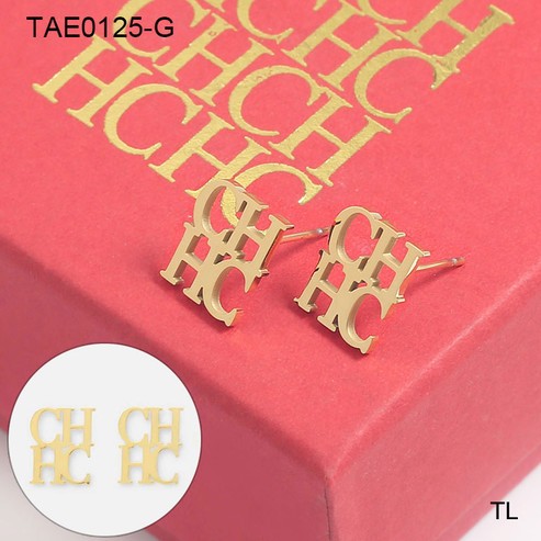 Stainless Steel Brand Earrings-SN230206-TAE0125-G-10