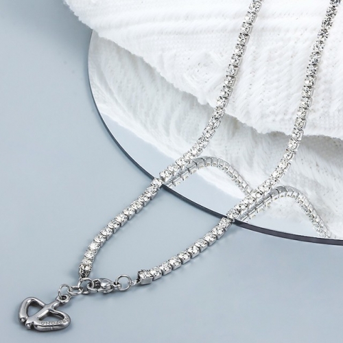 Stainless Steel uno de * 50 Necklace-CH230205-P14DE