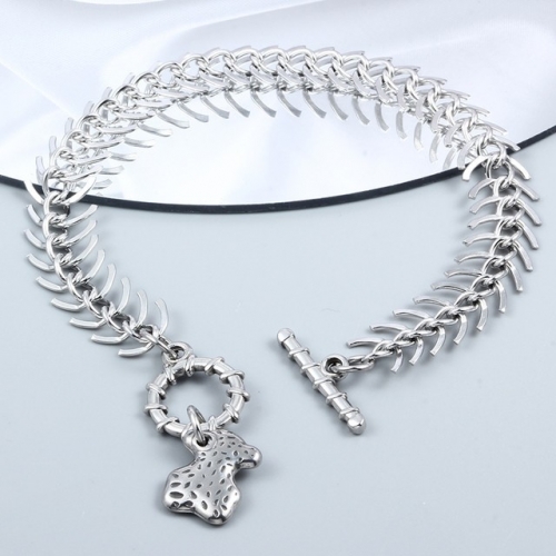 Stainless Steel TOU*S Bracelet-CH230205-P12RD