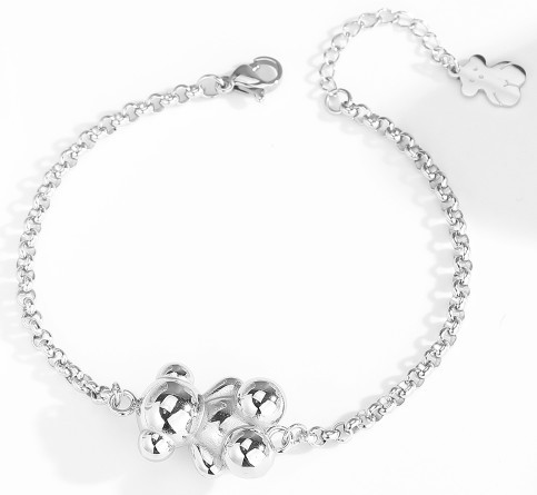 Stainless Steel Tou*s Bracelet-DY230206-SL-145S-186-13