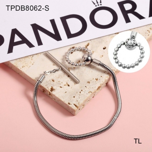 Stainless Steel Pandor*a Bracelet-SN230206-TPDB8062-S-15