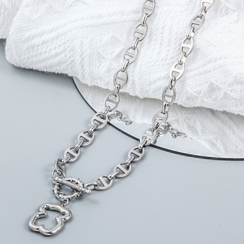 Stainless Steel TOU*S Necklace-CH230205-P13R35