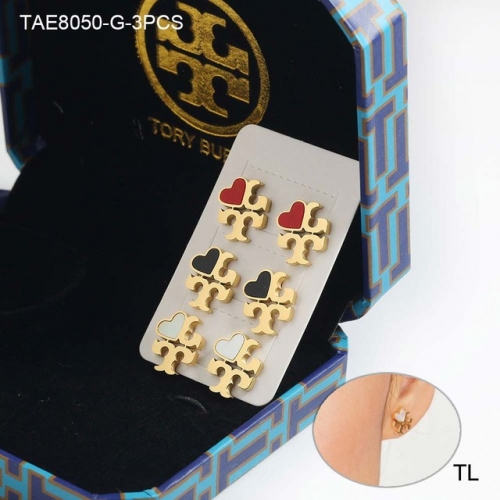 Stainless Steel Brand Earrings-SN230206-TAE8050-G-3PCS-24