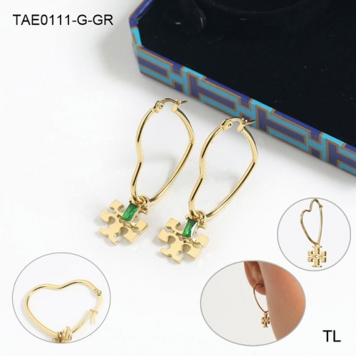 Stainless Steel Brand Earrings-SN230207-TAE0111-G-GR