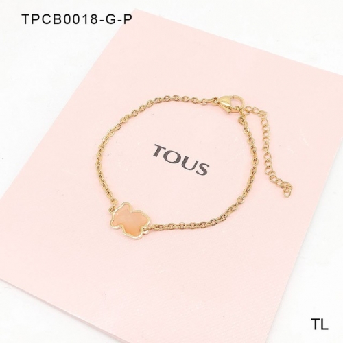 Stainless Steel TOU*S Bracelet-SN230207-TPCB0018-G-P