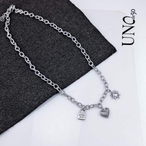Stainless Steel uno de * 50 Necklace-HY230207-P17ZJ9 (2)