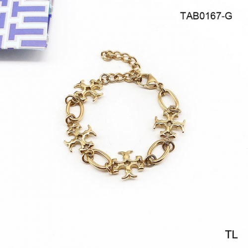 Stainless Steel Brand Bracelet-SN230207-TAB0167-G