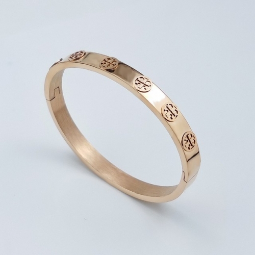 Stainless Steel Brand Bangle-HY230206-P20TTG