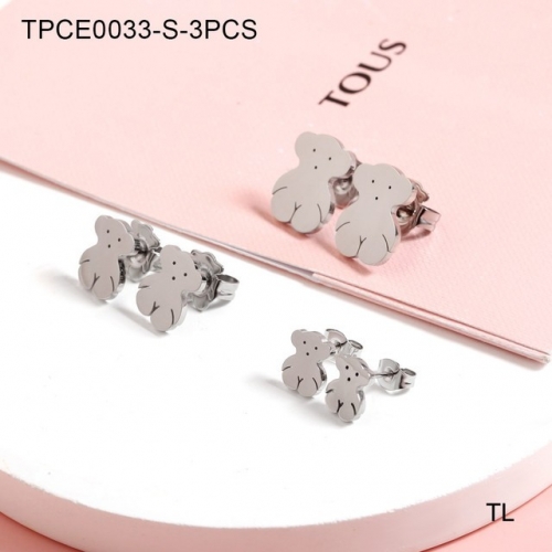 Stainless Steel TOU*S Earrings-SN230207-TPCE0033-S-3PCS