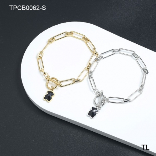 Stainless Steel TOU*S Bracelet-SN230207-TPCB0062-S