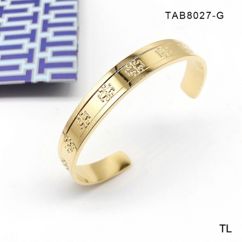 Stainless Steel Brand Bangle-SN230207-TAB8027-G