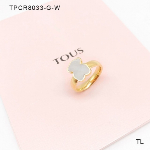 Stainless Steel TOU*S Ring-SN230207-TPCR8033-G-W7.8