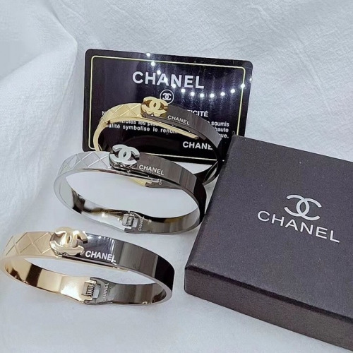 Stainless Steel Brand Bangle-XG230209-P22SU (60)