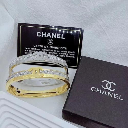 Stainless Steel Brand Bangle-XG230209-P22SU (62)