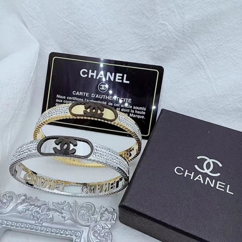 Stainless Steel Brand Bangle-XG230209-P22SU (53)