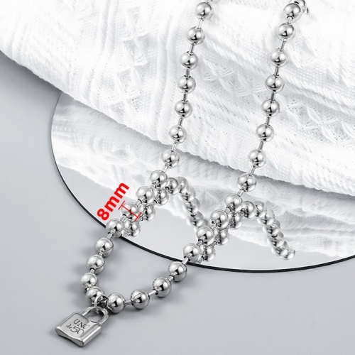 Stainless Steel uno de * 50 Necklace-CH230215-P10XSY