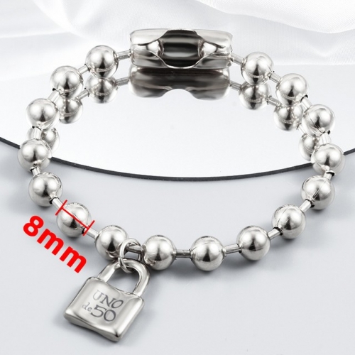 Stainless Steel uno de * 50 Bracelet-CH230215-P8CS