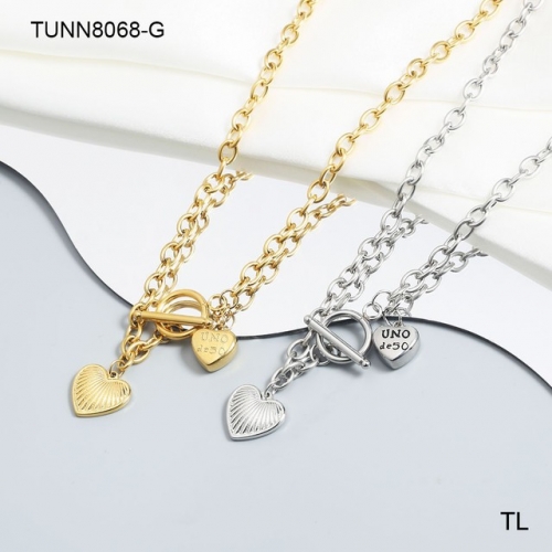Stainless Steel uno de * 50 Necklace-SN230223-TUNN8068-G-17
