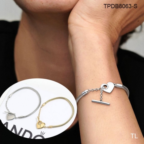 Stainless Steel Pandor*a Bracelet-SN230223-TPDB8063-S-14