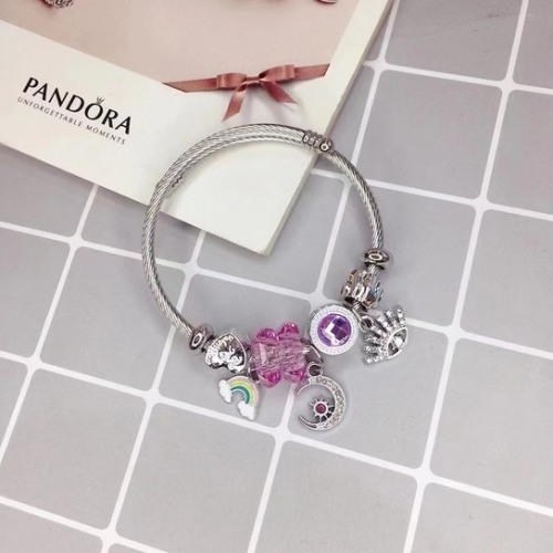 Stainless Steel Bracelet with alloy copper charms-DN230301-P9SJE (12)