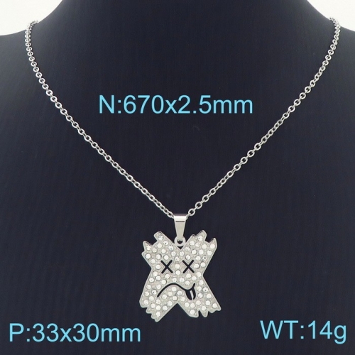 Stainless Steel Necklace-KK230313-KN231694-K--20