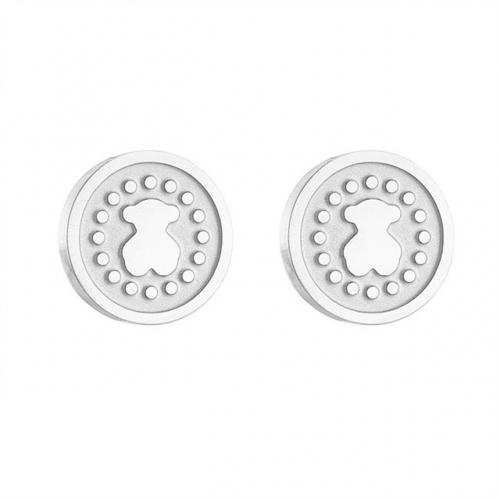 Stainless Steel Tou*s Earrings-HF230313-P7SI