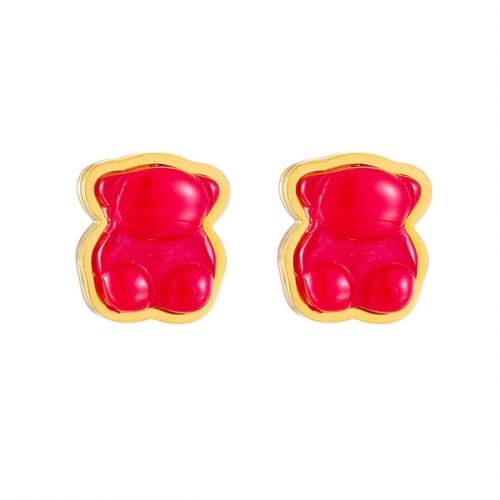 Stainless Steel Tou*s Earrings-HF230313-P8CII (2)