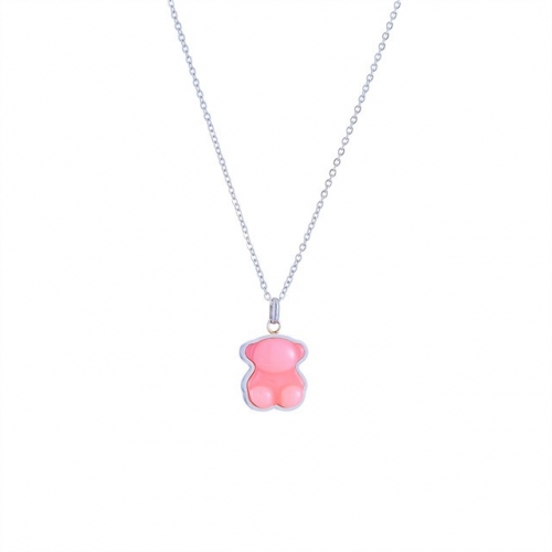 Stainless Steel Tou*s Necklace-HF230313-P6X5T (3)