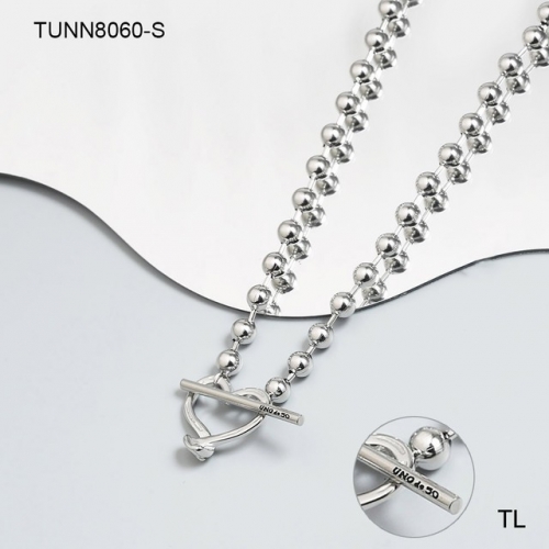 Stainless Steel uno de * 50 Necklace-SN230320-TPNN8060-S-17