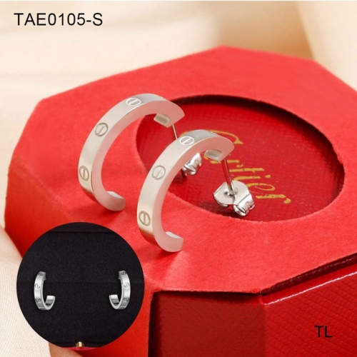 Stainless Steel Brand Earrings-SN230320-TAE0105-S-11