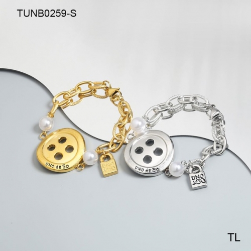 Stainless Steel uno de * 50 Bracelet-SN230320-TPNB0259-S-16