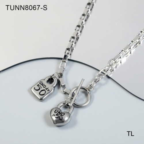Stainless Steel uno de * 50 Necklace-SN230320-TPNN8067-S-16.5