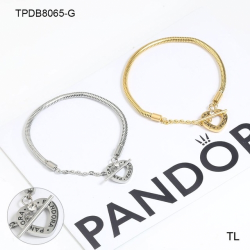 Stainless Steel Pandor*a Bracelet-SN230320-TPDB8065-G-14.5
