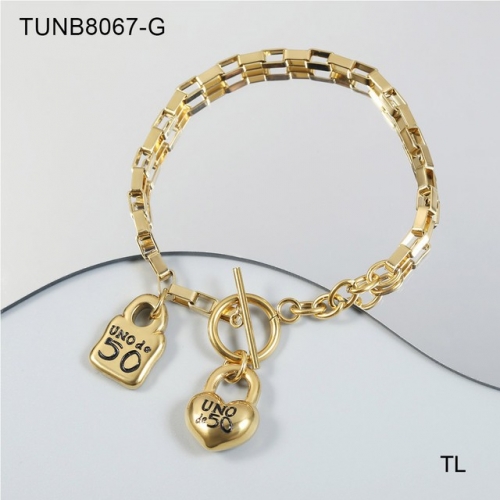 Stainless Steel uno de * 50 Bracelet-SN230320-TPNB8067-G-17